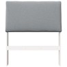 Tête de lit capitonnée Gris clair 80 cm Pin massif 626588626588