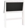 Tête de lit capitonnée Gris clair 80 cm Pin massif 626588626588