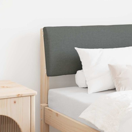 Tête de lit capitonnée Gris foncé 75 cm Pin massif 626589626589
