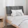Tête de lit capitonnée Gris foncé 75 cm Pin massif 626589626589