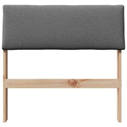 Tête de lit capitonnée Gris foncé 75 cm Pin massif 626589626589