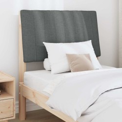 Tête de lit capitonnée Gris foncé 75 cm Pin massif 626591626591