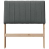 Tête de lit capitonnée Gris foncé 75 cm Pin massif 626591626591