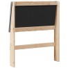 Tête de lit capitonnée Gris foncé 75 cm Pin massif 626591626591