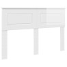 Tête de lit Blanc Brillant Bois d'ingénierie 626599626599