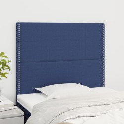 Tête de lit Bleu 100x5x118/128 cm Tissu 626600626600