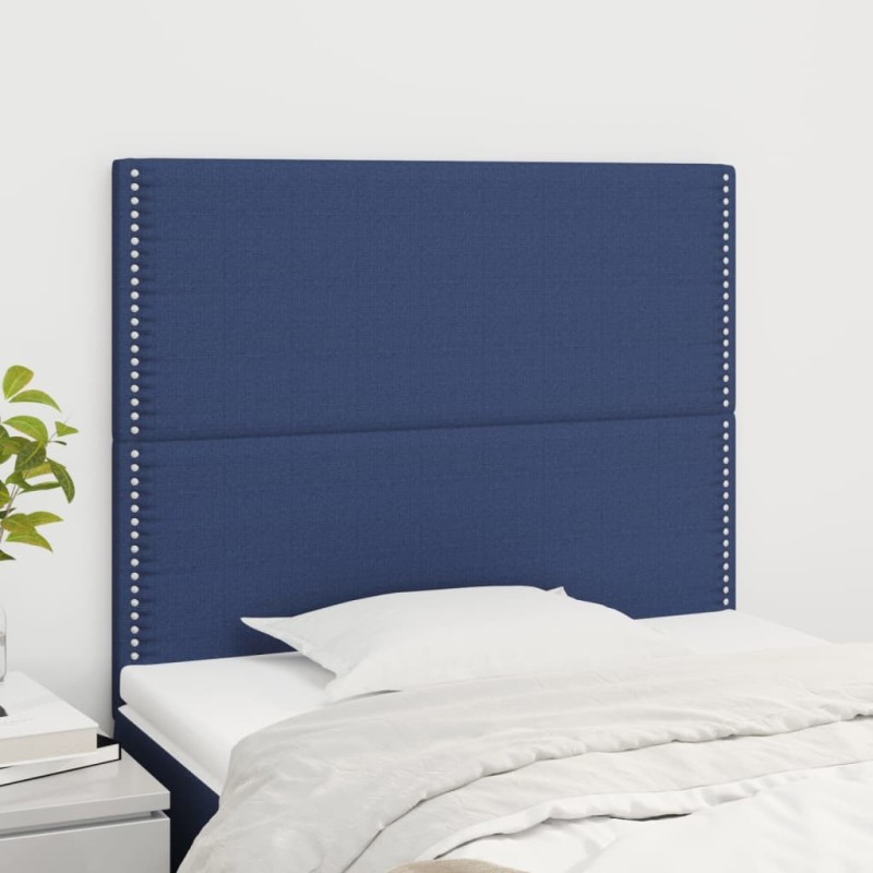 Tête de lit Bleu 100x5x118/128 cm Tissu 626600626600