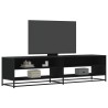 Meuble TV noir 180,5x40x46 cm bois d'ingénierie 626603626603