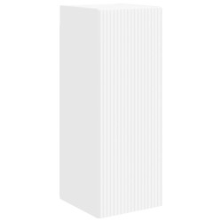 Ensemble de meuble TV mural 4 pcs Blanc Bois d'ingénierie 626605626605