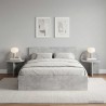 Table de chevet 2 pcs Gris béton 40 x 35,5 x 45,5 cm 626612626612