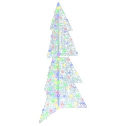 Sapin de Noël avec 160 LED Multicolore 150 cm Acrylique 626614626614