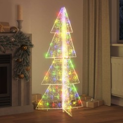 Sapin de Noël avec 160 LED Multicolore 150 cm Acrylique 626614626614