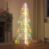 Sapin de Noël avec 160 LED Multicolore 150 cm Acrylique 626614626614