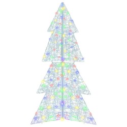 Sapin de Noël avec 160 LED Multicolore 150 cm Acrylique 626614626614