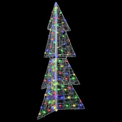 Sapin de Noël avec 160 LED Multicolore 150 cm Acrylique 626614626614