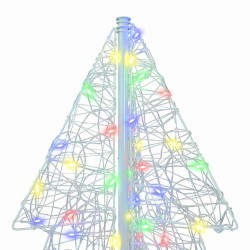 Sapin de Noël avec 160 LED Multicolore 150 cm Acrylique 626614626614