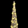 Sapin de Noël avec 90 LED 3 pcs Blanc chaud 20 x 20 x 80 cm PET 626619626619