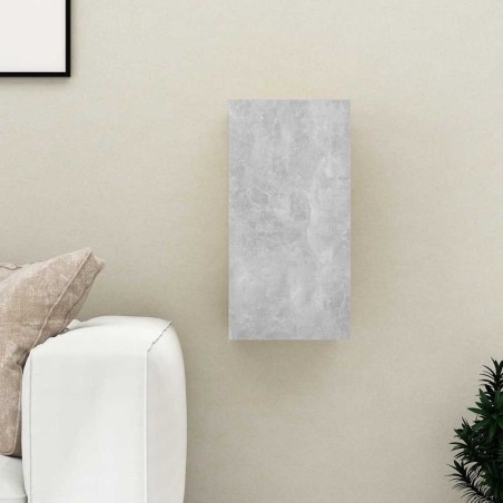 Meuble TV Gris béton 30,5x30x60 cm Bois d’ingénierie 626628626628