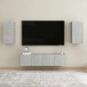Meuble TV Gris béton 30,5x30x60 cm Bois d’ingénierie 626628626628