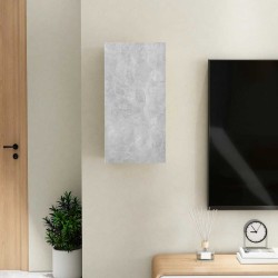 Meuble TV Gris béton 30,5x30x60 cm Bois d’ingénierie 626628626628