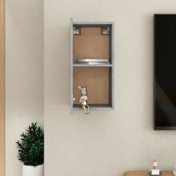 Meuble TV Gris béton 30,5x30x60 cm Bois d’ingénierie 626628626628