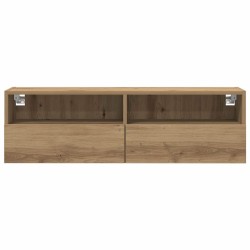 Meuble TV mural 100 x 30 x 30 cm chêne artisanal 626629626629