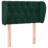 Tête de lit avec oreilles Vert foncé 83x23x78/88 cm Velours 626643626643