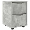 Table de chevet Gris béton 30,5 x 30 x 43 cm Bois d'ingénierie 626644626644