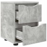 Table de chevet Gris béton 30,5 x 30 x 43 cm Bois d'ingénierie 626644626644