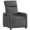 Fauteuil inclinable de massage en tissu gris foncé 626646626646