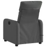 Fauteuil inclinable de massage en tissu gris foncé 626646626646