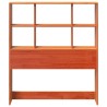 Tête de lit avec rangement cire marron 100cm bois massif de pin 626660626660