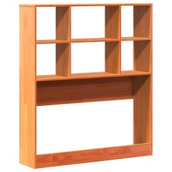 Tête de lit avec rangement cire marron 100cm bois massif de pin 626660626660