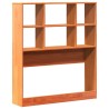 Tête de lit avec rangement cire marron 100cm bois massif de pin 626660626660