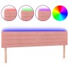 Tête de lit à LED Rose 180x5x78/88 cm Velours 626661626661