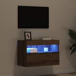 Meuble TV mural 60 x 30 x 40 cm chêne artisanal 626669626669