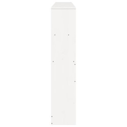 Tête de lit avec rangement blanc 180 cm bois massif de pin 626670626670
