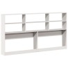 Tête de lit avec rangement blanc 180 cm bois massif de pin 626670626670