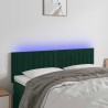 Tête de lit à LED Vert foncé 144x5x78/88 cm Velours 626672626672