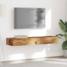 Meubles TV avec éclairage LED 2 pcs vieux bois 60x35x15,5 cm 626682626682