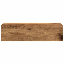 Meubles TV avec éclairage LED 2 pcs vieux bois 60x35x15,5 cm 626682626682