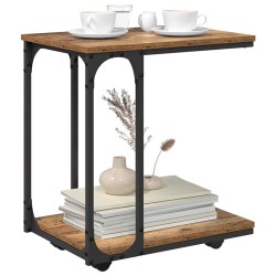 Table d'appoint Bois ancien 50 x 35 x 55,5 cm Bois d'ingénierie 626684626684