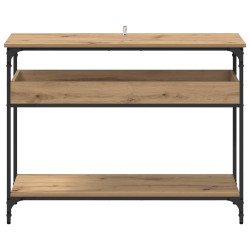 Table console chêne artisanal 100 x 29 x 75 cm 626685626685