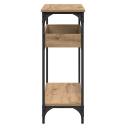 Table console chêne artisanal 100 x 29 x 75 cm 626685626685