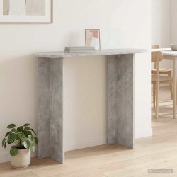 Table console Gris béton 100 x 39,5 x 75 cm Bois d'ingénierie 626687626687