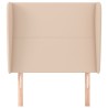 Tête de lit avec oreilles Cappuccino 103x23x118/128 cm 626688626688