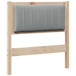Tête de lit capitonnée avec tête de lit Marron 75 cm Pin massif 626689626689
