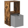 Table de chevet avec tiroir Chêne fumé 30,5 x 27 x 59,5 cm 626690626690