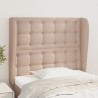 Tête de lit avec oreilles Cappuccino 103x23x118/128 cm 626692626692