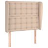 Tête de lit avec oreilles Cappuccino 103x23x118/128 cm 626692626692